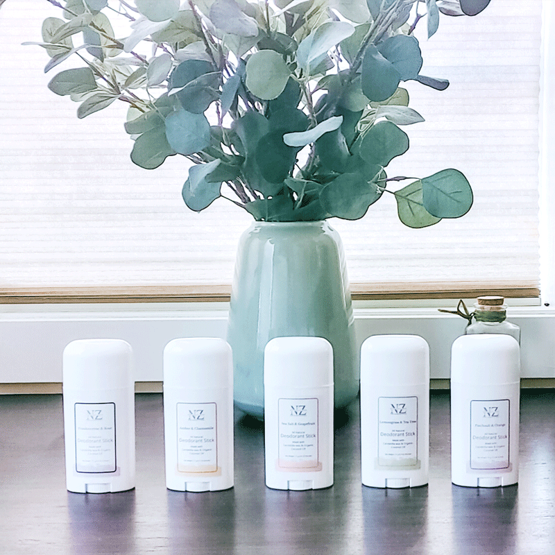 A natural deodorant that actually works! Ditch your toxic deodorant - this is the one you’ve been looking for. Our deodorant is designed to give you the feeling of freshness and confidence. (The best way to start any day!) Our unique Candelilla and Coconut Deodorant is made with only four skin nourishing ingredients
