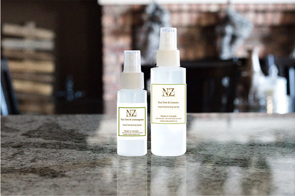 Hand Sanitizing Spray With Tea Tree & Lemongrass. Our hand sanitizing spray is crafted with 99.9% alcohol to meet WHO standards.