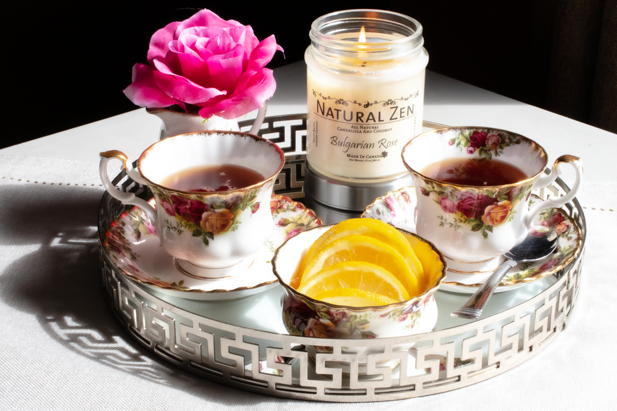 Bulgarian Rose Luxury Scented Jar Candle freeshipping - Natural Zen Home Fragrance Studio