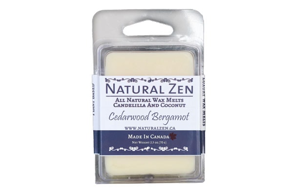 Cedarwood Bergamot - Luxury Wax Melt - Natural Zen Home Fragrance Studio